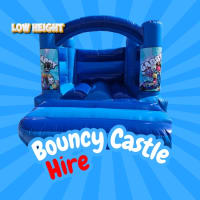 Gabby's Dollhouse Blue Low Height Bouncy Castle
