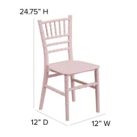 Pink best sale chiavari chairs