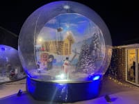 Christmas Giant Inflatable Snow Globe Hire image