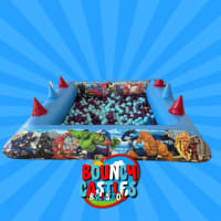 Superhero ball pool hire