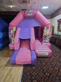 Disney Princess Pink Front Slide & Bounce 12x16ft Hire
