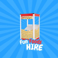 Popcorn warmer Alongside Machine