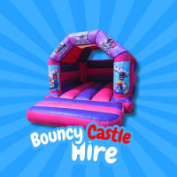 Gabby's Dollhouse Pink Bouncy Castle Hire Newport