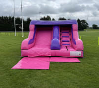 Juniors Toddler Bouncy Slide - Pink & Purple