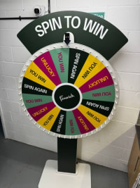 Spin the wheel Hire - 100cm Wheel Inc Header Panel image