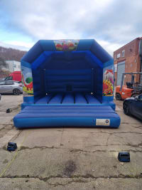 Dinosaur 15ft x 15ft Adult Castle (Blue)