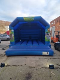Junior Jungle 15ft x 15ft Adult Castle (Blue)