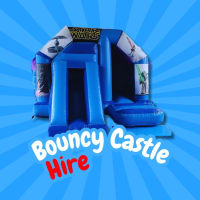 Star Wars Bouncy Castle with Slide