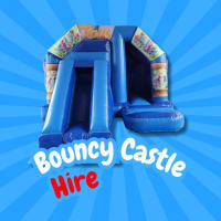 Trolls Bouncy Castle with Slide