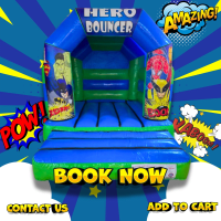 Super hero 9ft x 11ft Hire