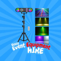 Disco light tower hire small
