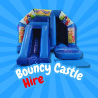 Teletubbies Bouncy Castle with Slide