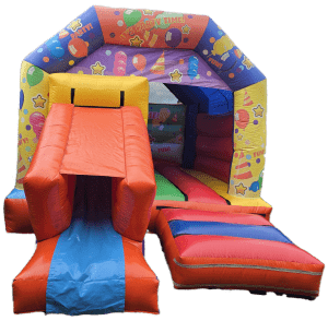 Combi Slide Party Time Bouncy Castle