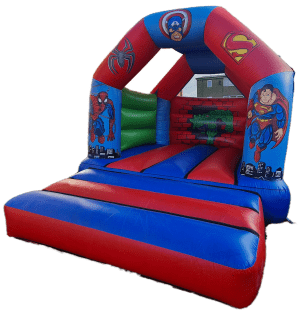 Super Heroes Bouncy Castle