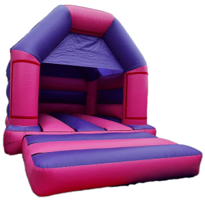 Pink and Purple Bouncy Castle