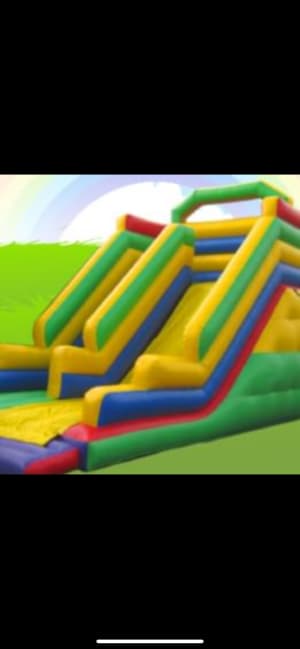 Inflatable slides for parties and events