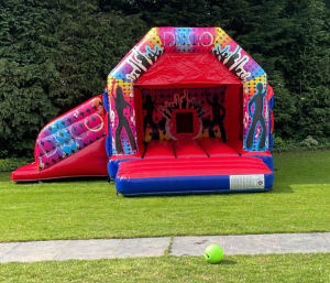 Disco Bounce and Slide Bouncy Castle hire