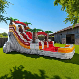17' Fire Island Single Lane Water Slide