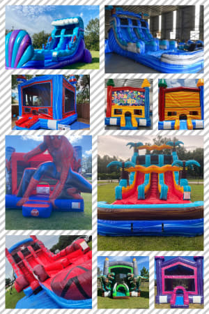 15' to 17' Waterslide & Bounce House Package