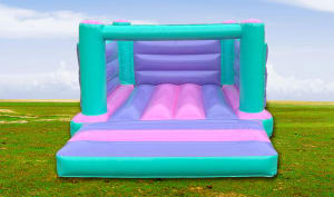 Colourful pastel castle