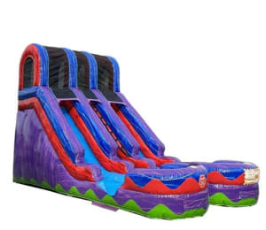 15' Double Splash Water Slide (Wet/Dry)