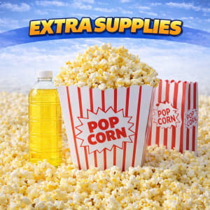 Extra 100 Servings of Popcorn Supplies (No machine)