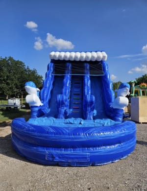 18' ft Dual Lane Wave Superslide