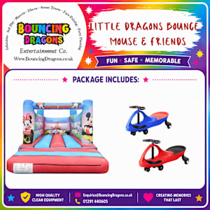Little Dragons Bounce Package - Mouse & Friends