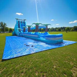 30' Bahama Blast Dual Lane Water Slide