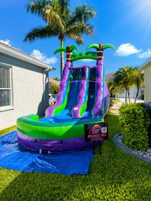 16ft INFLATABLE WATER SLIDE "PARADISE PLUNGE"
