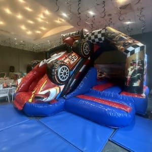 3D F1 Race Car Bounce N Slide Hire in Leeds