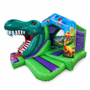 3D Dinosaur Bounce N Slide Hire in Leeds