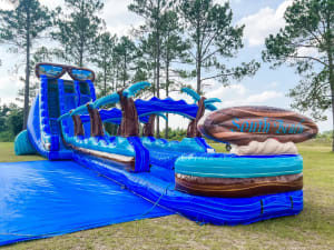 26' South Beach Double Lane Water Slide