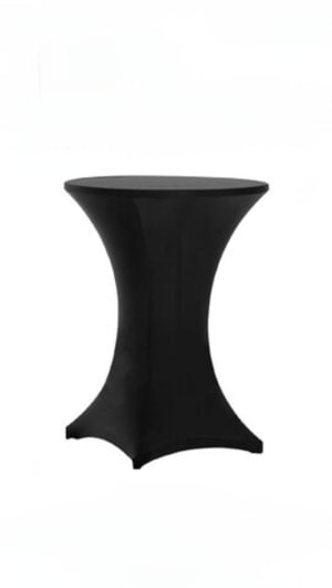 Cocktail Table Black Spandex Cover