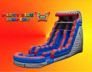 22' Double Lane Water Slide