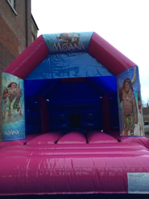 Pink Blue Moana Bouncy Castle Hire In Bexley Welling Sidcup Dartford