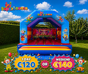 Clown Bouncy Castle 15x12