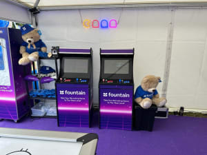 Retro Arcade Machine Hire - Bespoke Branded