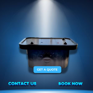 Air Hockey Table - LED Glow Air Hockey Table Hire
