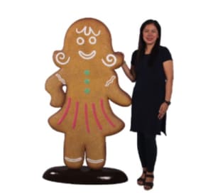 Gingerbread Woman Prop
