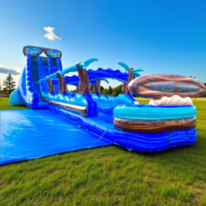 26' South Beach Double Lane Water Slide