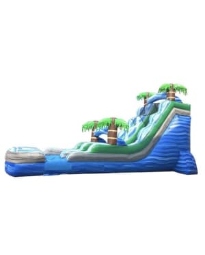 Tropical 18 foot water slide