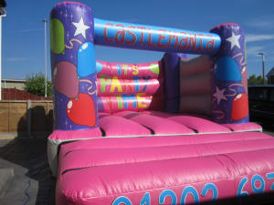 12x15 Low Pink Castle ( Indoor Use Only)