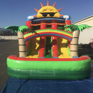 14ft Tropical Dual Lane Red