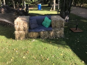 Straw Bale Sofa Small Bouncy Castle Hire In Coventry Birmingham