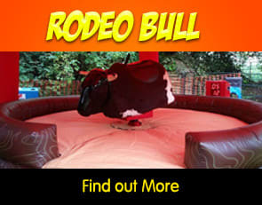 INFLATABLE WIPEOUT/SWEEPERS RODEO BULL & MULTIRIDE