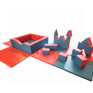 Blue and Red Softplay and Ball Pond