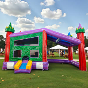 Marble Canopy Bounce House
