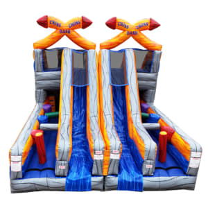 Criss Cross Water Slide / Obstacle Course (2pc)