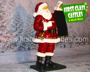 First Class Castles Santa Clause Father Christmas Life Size